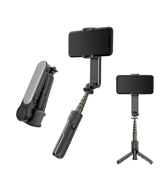 Wooco L09 3in1 Gimbal Statīvs ar 1-Ass Stabilizāciju LED (WC-L09)