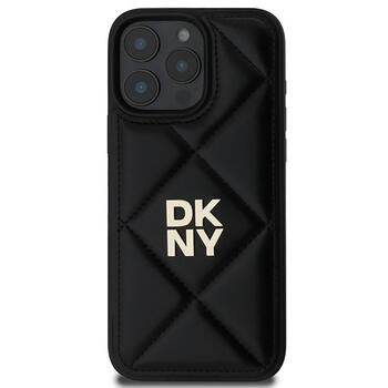 DKNY Quilted Stack Logo Защитный Чехол для Apple iPhone 16 Pro Max (DKHCP16XPQDSLK)