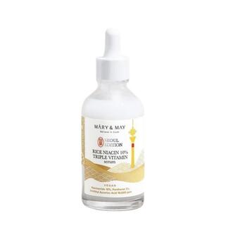 Mary&May Rice Niacin 10% Triple Vitamin Serum Осветляющая Сыворотка Для Лица 80ml (8809670682682)