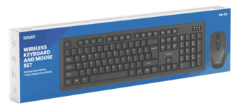 Savio KB-03 Bezvadu Klaviatūras un peles komplekts (SAVKB-03)