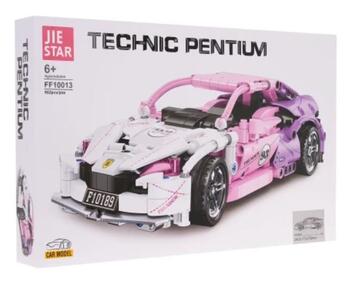 Jie Star Sporta Auto celtniecības bloku komplekts 652gab. (5903864982138)