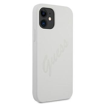 Guess GUHCP12SLSVSCR Script Vintage Aizsargapvalks priekš iPhone 12 mini 5,4
