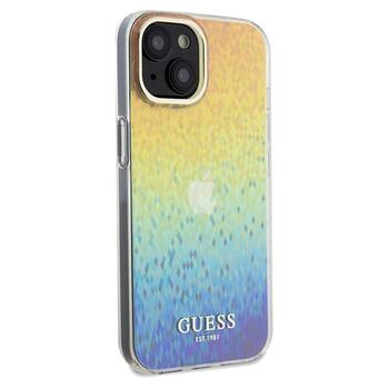 Guess GUHCP14SHDECMI Hardcase IML Faceted Mirror Disco Iridesc Защитный чехол для iPhone 14 / 15 / 13 6.1