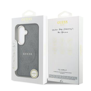 Guess PU Leather 4G Gold Frame Magnetic Case Чехол для Samsung Galaxy S26 (GUHMS26SP4MSEGCK)