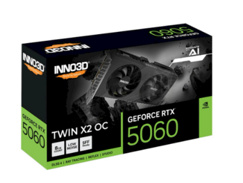 Inno3D GeForce RTX 5060 Bидеокарта 8GB GDDR7 (N50602-08D7X-195071N)