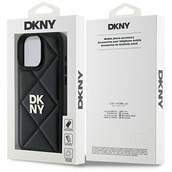 DKNY Quilted Stack Logo Защитный Чехол для Apple iPhone 16 Pro (DKHCP16LPQDSLK)