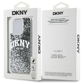 DKNY Liquid Glitter Arch Logo Защитный Чехол для Apple iPhone 16 Pro Max (DKHCP16XLBNAEK)
