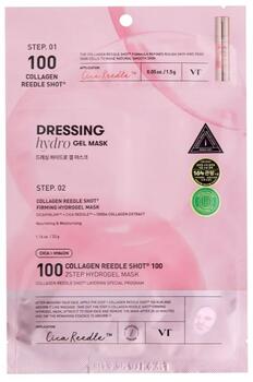 VT COSMETICS Cica X Hyalon Collagen Reedle Shot 100 2step Тканевая Маска 33g (8803463007416)