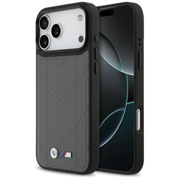 BMW M Quilted Logo MagSafe Case Защитный Чехол для Apple iPhone 17 Pro Max (BMHMP17X25PSECHA)