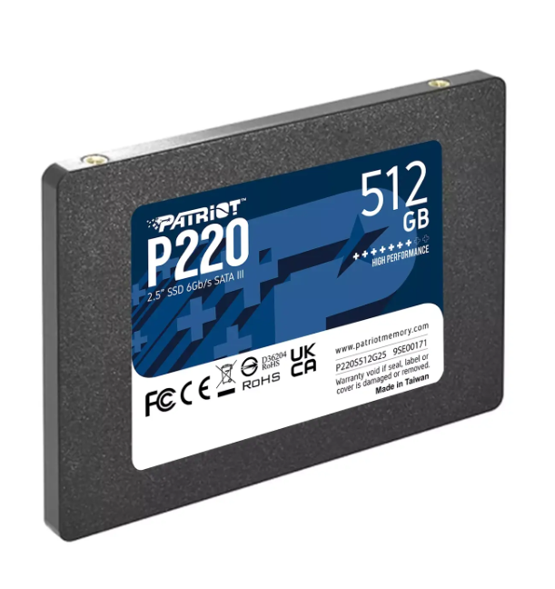 Patriot P220 SSD диск 512GB (P220S512G25)