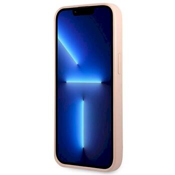 Guess GUHCP14MPSATLP Hardcase Saffiano Triangle Logo Защитный чехол для iPhone 14 Plus / 15 Plus 6.7