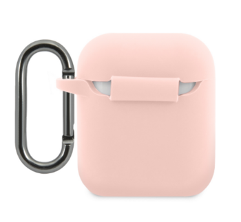 Lacoste Liquid Silicone Glossy Printing Logo Case Чехол для наушников Apple AirPods 1/2 (LCA2SI)