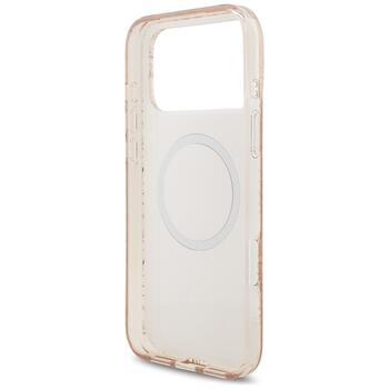 Guess IML Flowers Electro Pearl Strap MagSafe Case Чехол для Apple iPhone 17 Pro Max (GUHMP17XHCPOFPP)