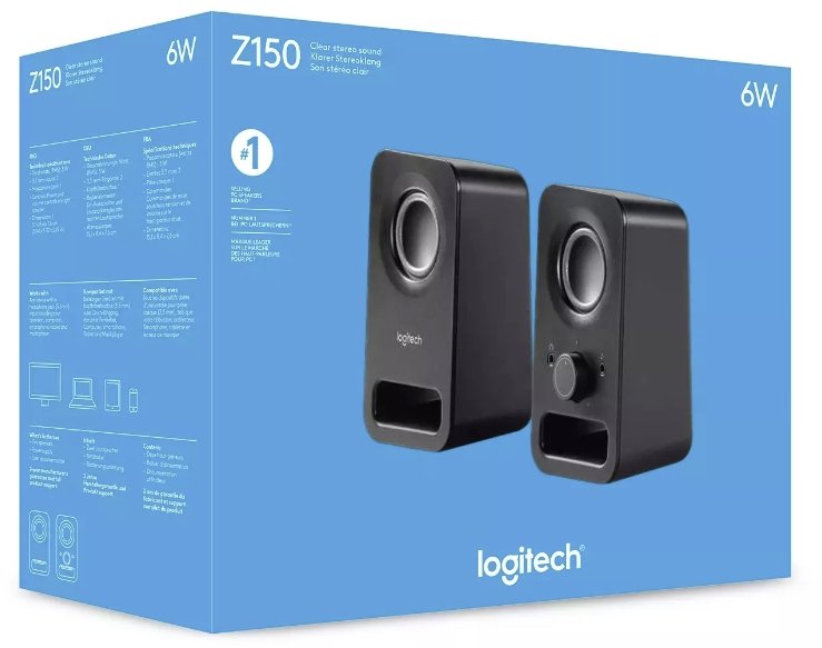 Logitech Z150 2.0 Динамики (980-000814)