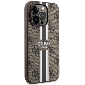 Guess GUHMP14LP4RPSW Hardcase 4G Printed Stripes MagSafe Защитный чехол для iPhone 14 Pro 6.1
