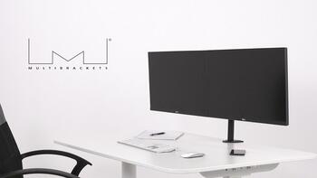 Multibrackets MB-5853 Turētājs pie galda uz 2 monitoram līdz 30