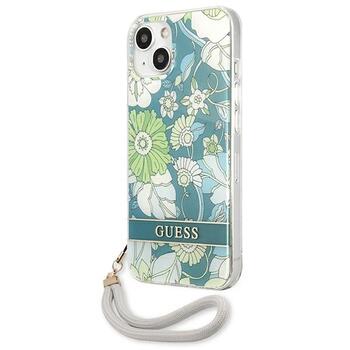 Guess GUHCP13SHFLSN Flower Strap Aizsargapvalks priekš iPhone 13 mini 5,4