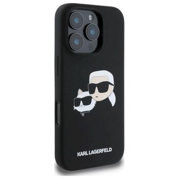 Karl Lagerfeld KLHMP16XSKCHPPLK Aizsargapvalks priekš iPhone 16 Pro Max 6.9