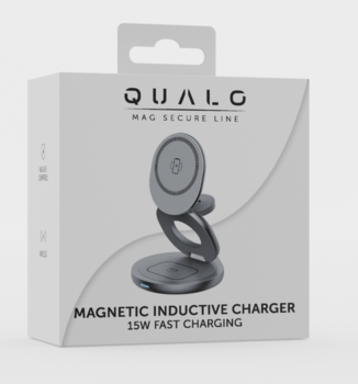 Qualo QMLI-24-18 MagSafe Беспроводной зарядное устройство 3в1 24W (QMLI-24-18)