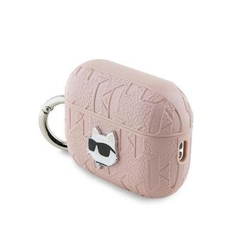 Karl Lagerfeld KLAP2PGCHPP Защитный чехол для AirPods Pro2 (2022/2023) Monogram Choupette Head / розовый (KLAP2PGCHPP)
