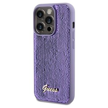 Guess GUHCP14XPSFDGSU Hardcase Sequin Script Metal Защитный чехол для iPhone 14 Pro Max 6.7