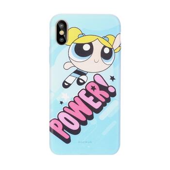 Cartoon Network The Powerpuff Girls Aizmugurējais Silikona Apvalks Priekš Apple iPhone XS Max Bubbles Power (CA-BC-IPH-XSMAX-BL/P)