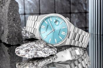 Citizen Tsuyosa Vīriešu Pulkstenis 40mm Ice Blue Dial Stainless Steel Bracelet (NJ0151-88M)