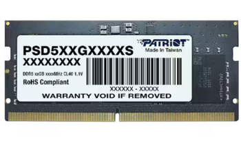 Patriot Signature Оперативная память SODIMM DDR5 16GB (PSD516G560081S)