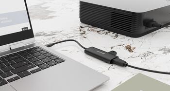 Swissten 4in1 USB-C Hub Многопортовая док-станция 100W / HDMI 4K / 2x USB-A (44040201)