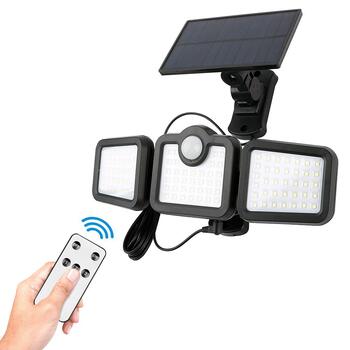 Forever Light SUNARI Saules Lampa LED PIR / 10W / 800lm / 6000K / 2400mAh (RTV100325)