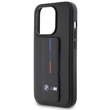 BMW Grip Hot Stamp Hardcase Aizsargapvalks priekš Apple iPhone 15 Pro (BMHCP15L22GSLK)