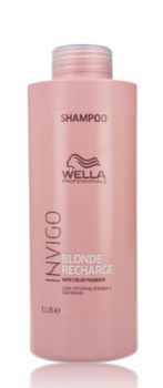 Wella Professionals Invigo Blonde Recharge Шампунь 500 ml (4064666339801)