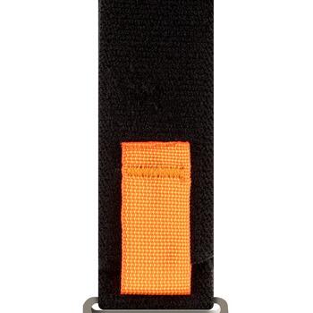OBAL:ME Textile Strap Ремешок для часов Apple Watch 42-49mm M-L / чёрный/оранжевый (57983126806)