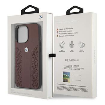BMW BMHCP13XRSPPR Back Case Кожанный Чехол для телефона Apple iPhone 13 Pro Max (BMHCP13XRSPPR)