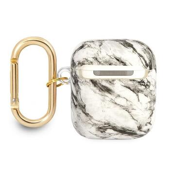Guess GUA2HCHMAG AirPods cover Marble Strap Collection Защитный чехол для AirPods / серый (GUA2HCHMAG)