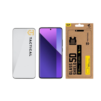 Tactical Glass Shield 5D Защитное стекло для Xiaomi Redmi Note 13 Pro+ 5G / чёрный (TA-57983119419)