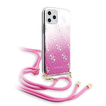 Guess GUHCN65WO4GPI Hardcase 4G Gradient Aizsargapvalks priekš iPhone 11 Pro Max / rozā (GUHCN65WO4GPI)
