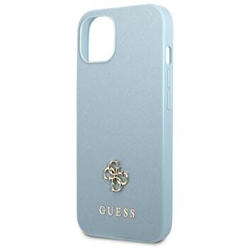 Guess GUHCP13SPS4MB Saffiano 4G Small Metal Logo Защитный чехол для iPhone 13 mini 5,4