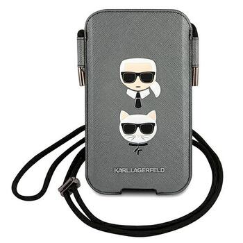 Karl Lagerfeld Saffiano Ikonik Karl&Choupette Head Aizsargapvalks priekš 6.7