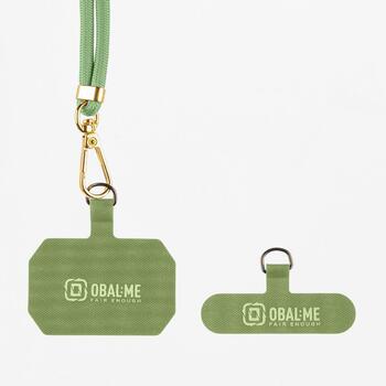 OBAL:ME NeckTag Allure Rope Ремешок на шею для телефонов / травяно-зелёный (57983126812)