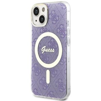 Guess GUHMP14SH4STU Hardcase 4G MagSafe Aizsargapvalks priekš iPhone 14 / 15 / 13 6.1