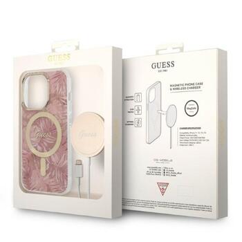 Guess Set GUBPP14LHJEACSP Case+Charger Защитный чехол iPhone 14 Pro 6,1