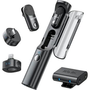 Boya Magic-02 Mikrofons 2.4GHz / Type-C / Lightning / 3.5mm (BOYA-Magic-02)