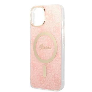 Guess Set GUBPP14MH4EACSP Aizsargapvalks + Tīkla lādētājs priekš iPhone 14 Plus / 15 Plus 6.7