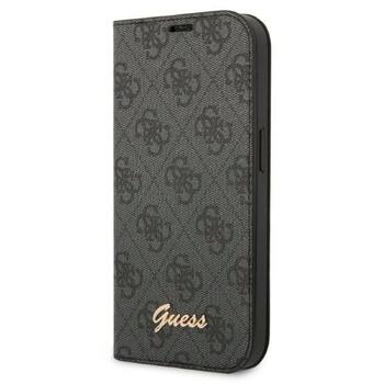 Guess GUBKP14XHG4SHK Book 4G Vintage Gold Logo Защитный чехол для iPhone 14 Pro Max 6,7