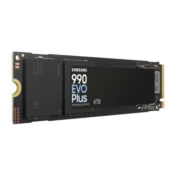 Samsung 990 EVO Plus Твердый диск SSD / 4 ТБ / 7150 МБ/с / 1350000 IOPS / Черный (MZ-V9S4T0BW)