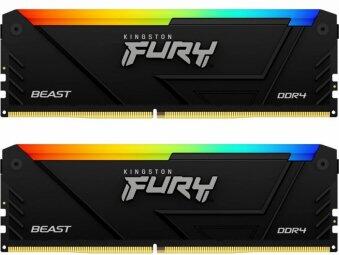 Kingston Fury Beast RGB Оперативная Память 2 X 8GB / 3200MHz / DDR4 (KF432C16BB2AK2/16)