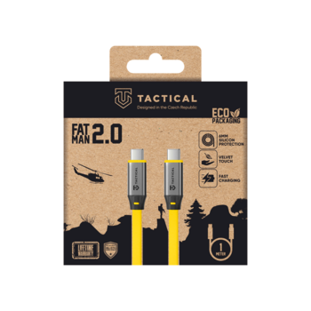 Tactical Fat Man 2.0 USB-C/USB-C Кабель 1m / жёлтый (TA-57983127955)