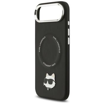 Karl Lagerfeld Choupette Pin MagSafe Case Aizsargapvalks priekš iPhone Air / melns (KLHMP17MPSMLRCHK)