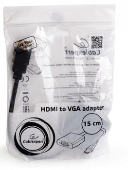 Gembird HDMI (19pin) to VGA (15pin) Adaptor + аудио кабель (A-HDMI-VGA-03)